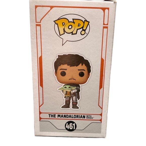 Funko Pop! Star Wars The Mandalorian With Grogu #461 Bobble-Head Vinyl Figure Co - Picture 4 of 6